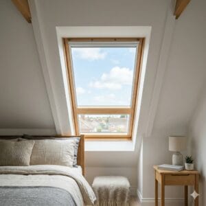 SkyVue Centre-Pivot Pine Roof Window
