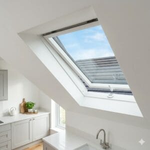 SkyVue Top-Hung White-Painted Roof Window